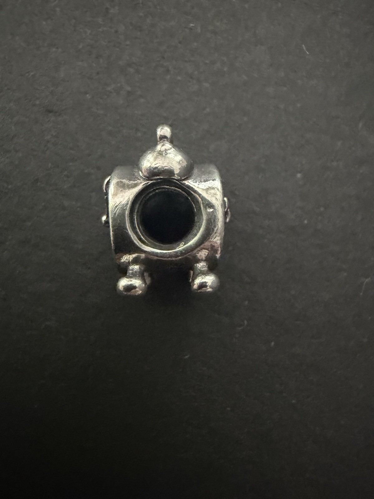 Authentic Pandora Alarm Clock Charm Retired Sterling
