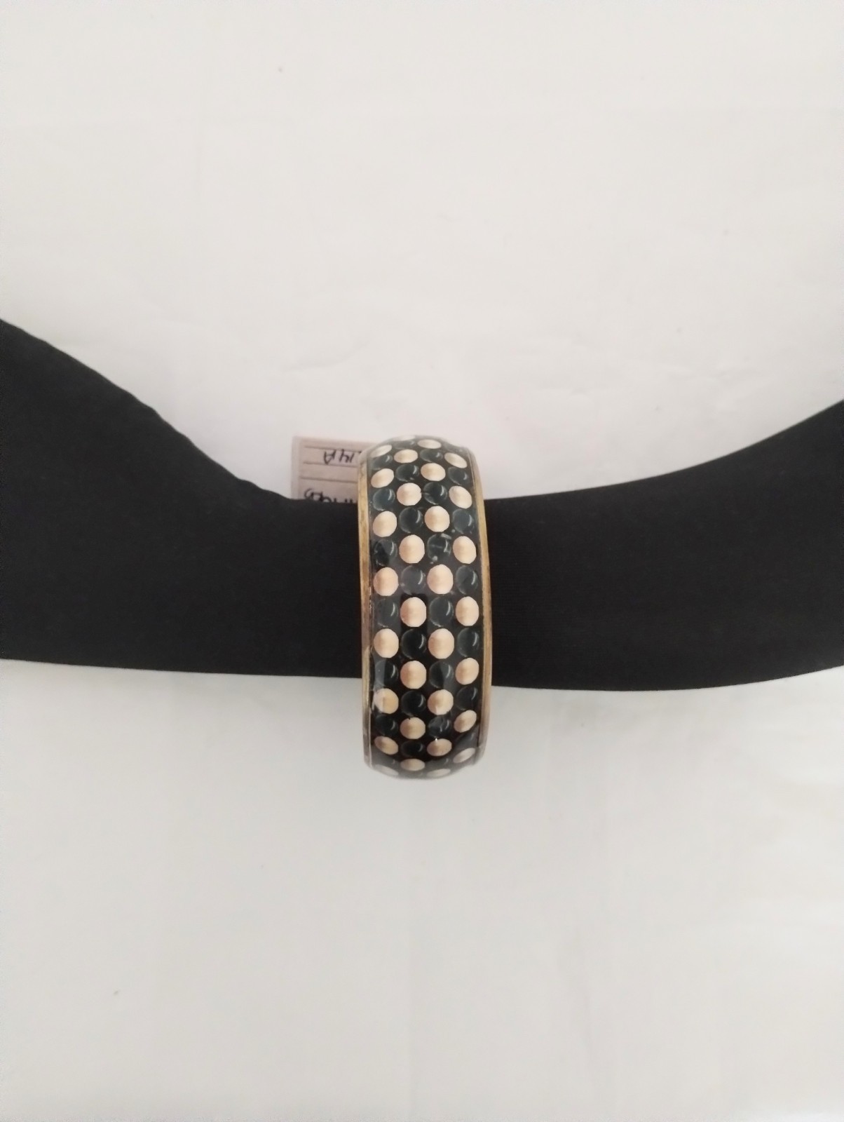 Smooth Finish Black and Ivory Bohemian Bracelet NWT