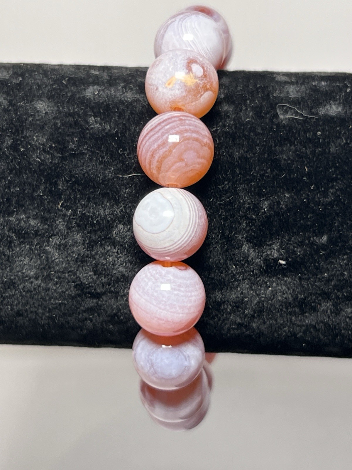 Yaochen Agate Beaded Bracelet 12 mm (changes color in water) – See video