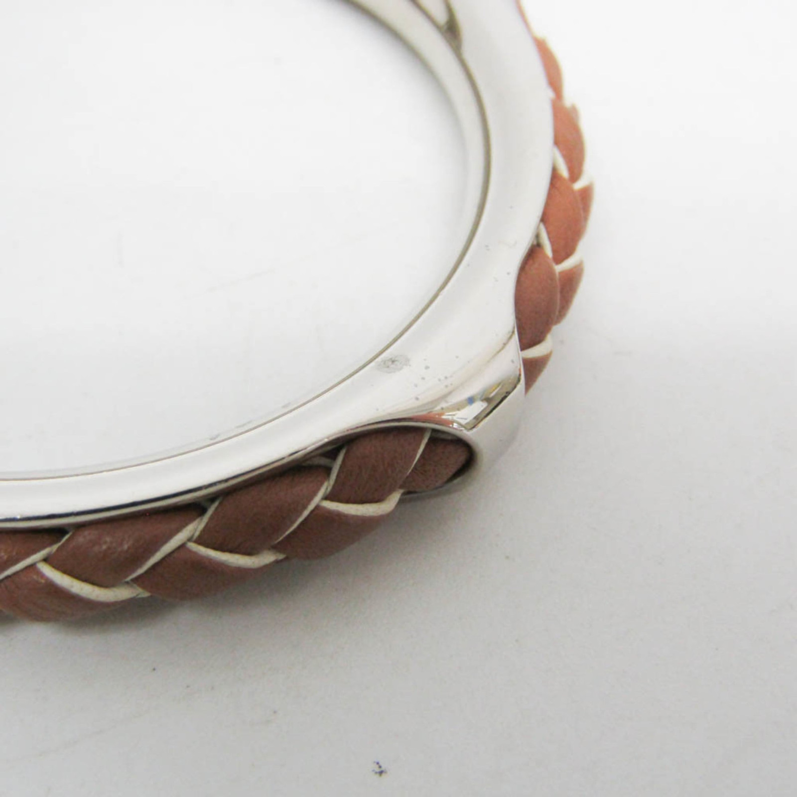 Hermes Loop Grand Kyoto Tresse Metal,Swift Leather Necklace