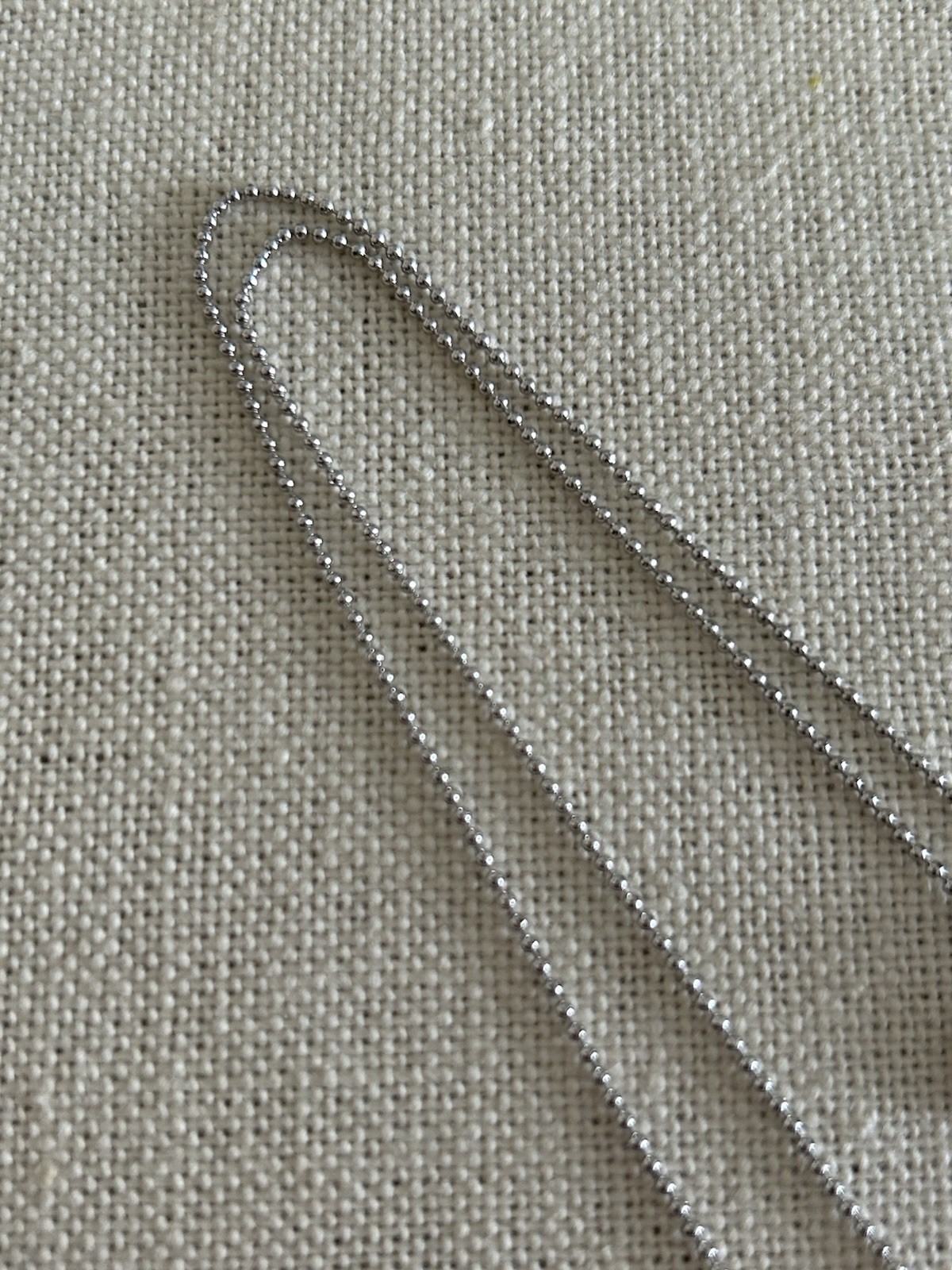 Origami Owl Silver 16-18″ Faceted Ball Chain “New”