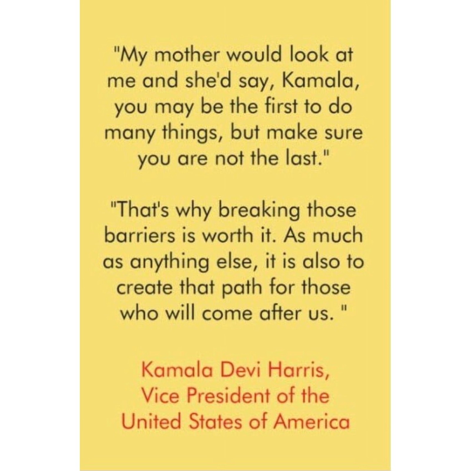 Kamala Harris Shattered Glass Ceiling Necklace