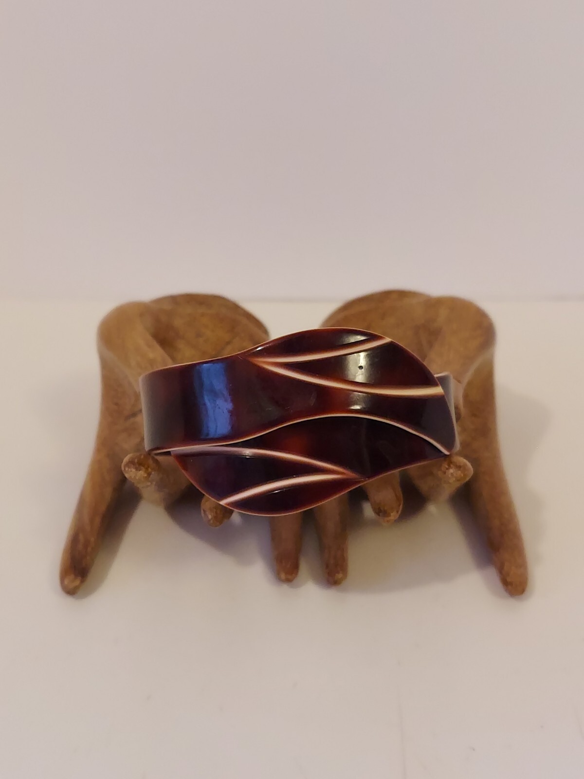 Wrapped Celluloid Bracelet Size 6.5 Inches