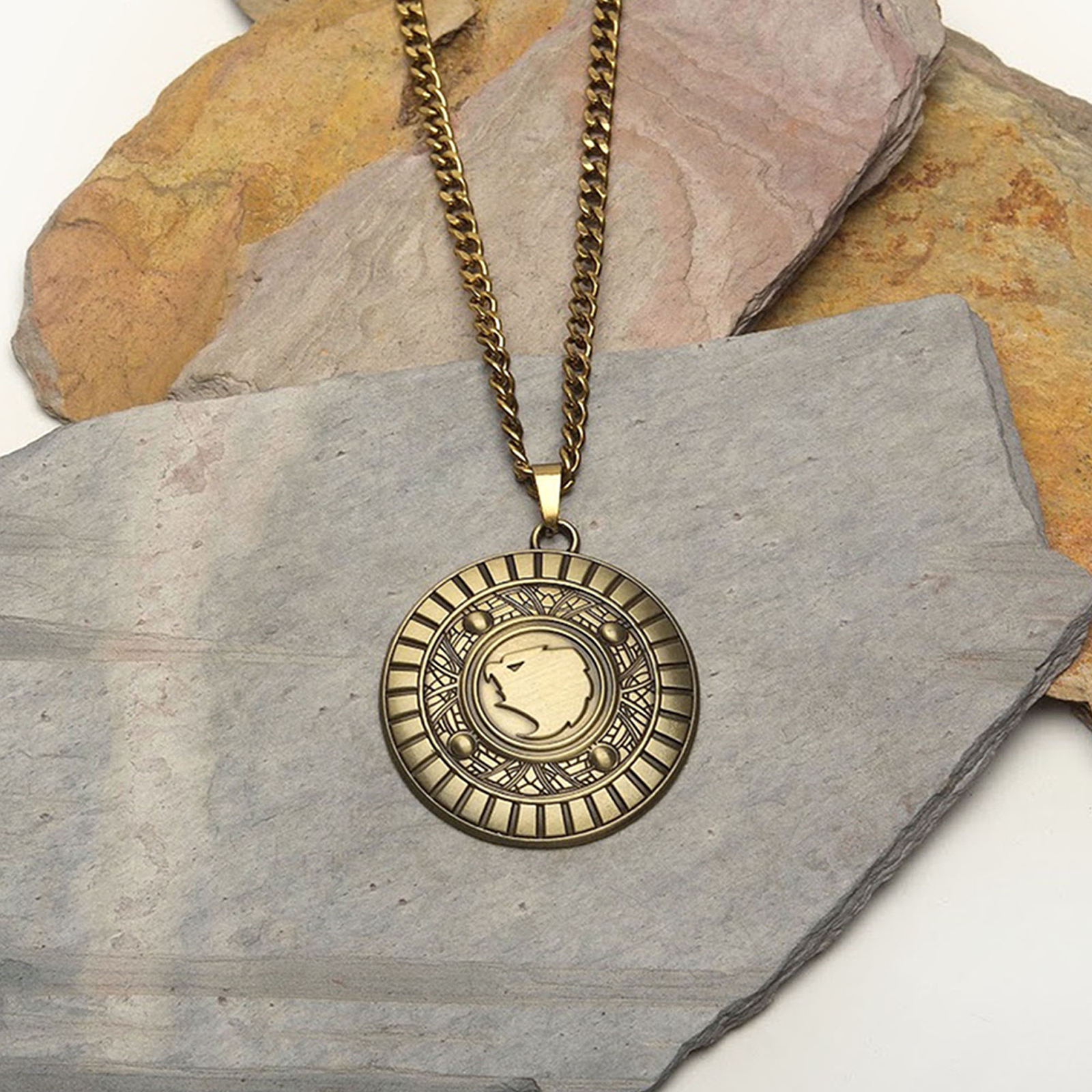 Official DC Comics Warner Bros. Authorized BLACK ADAM HAWKMAN Pendant NECKLACE