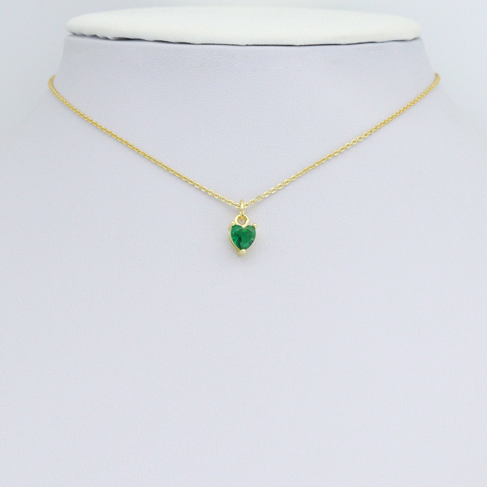 Red black clear green blue crystal Heart Charm Pendant, Sku#LD707