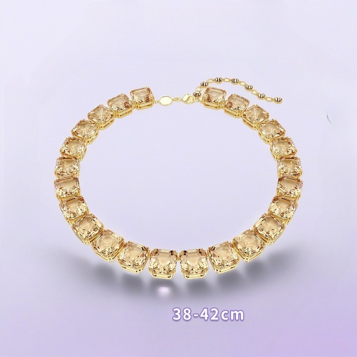 Swarovski Millenia Crystal Jewelry Set Necklace Bracelet Earrings Geometric