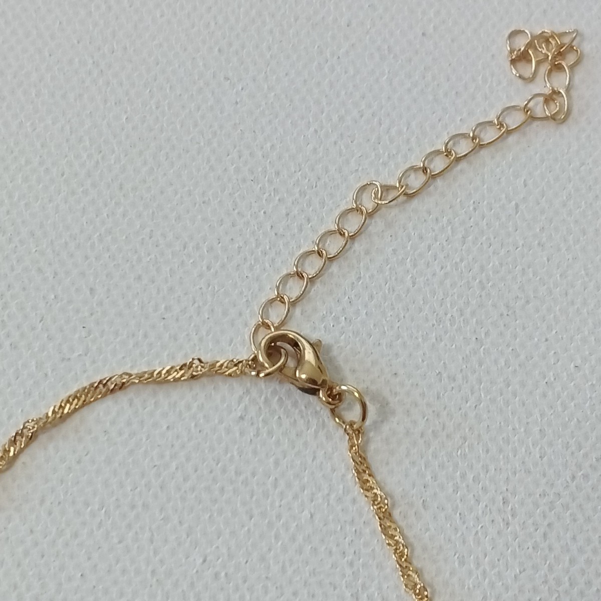 Women brass plated gold chain link 8 in