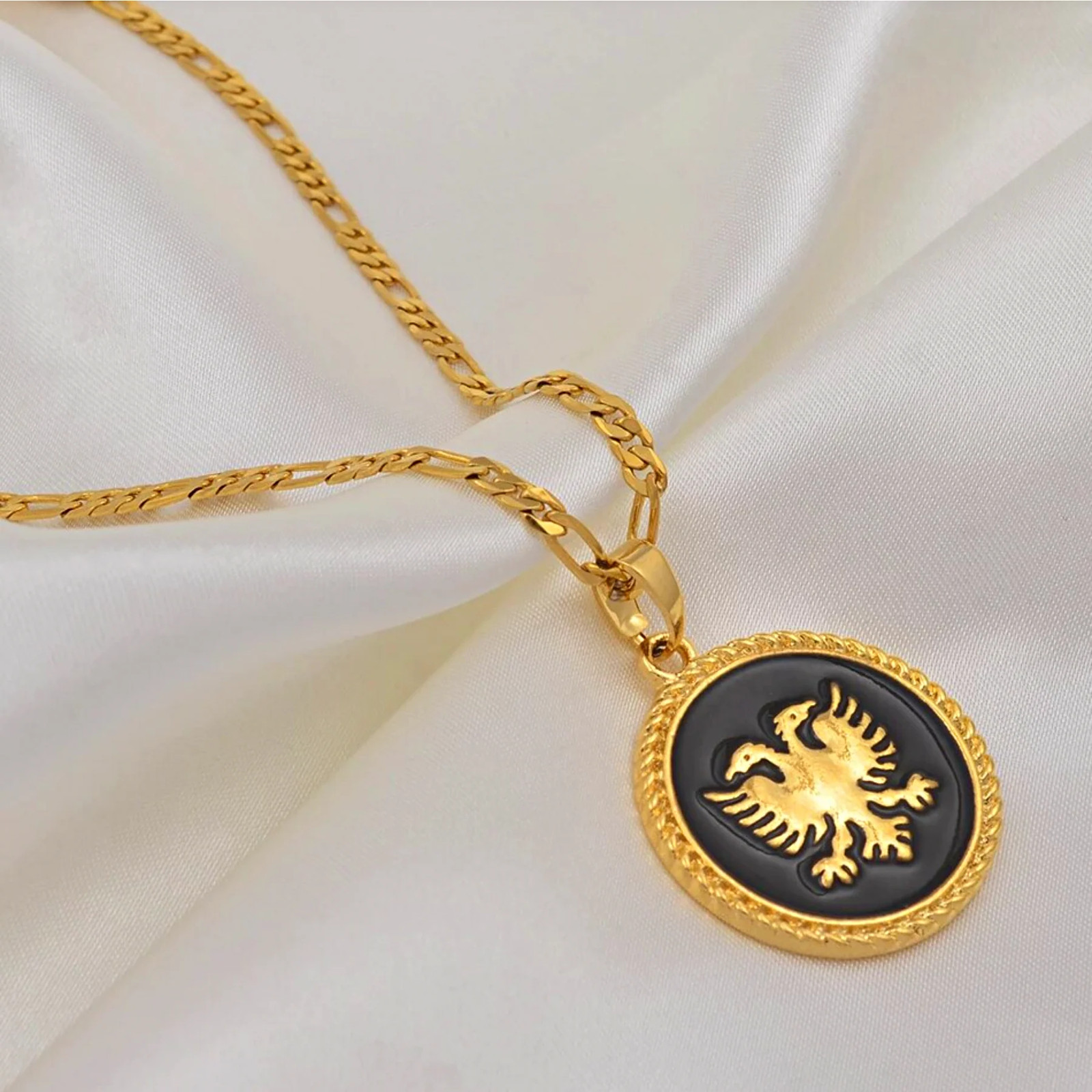Albania Eagle Pendant Necklace