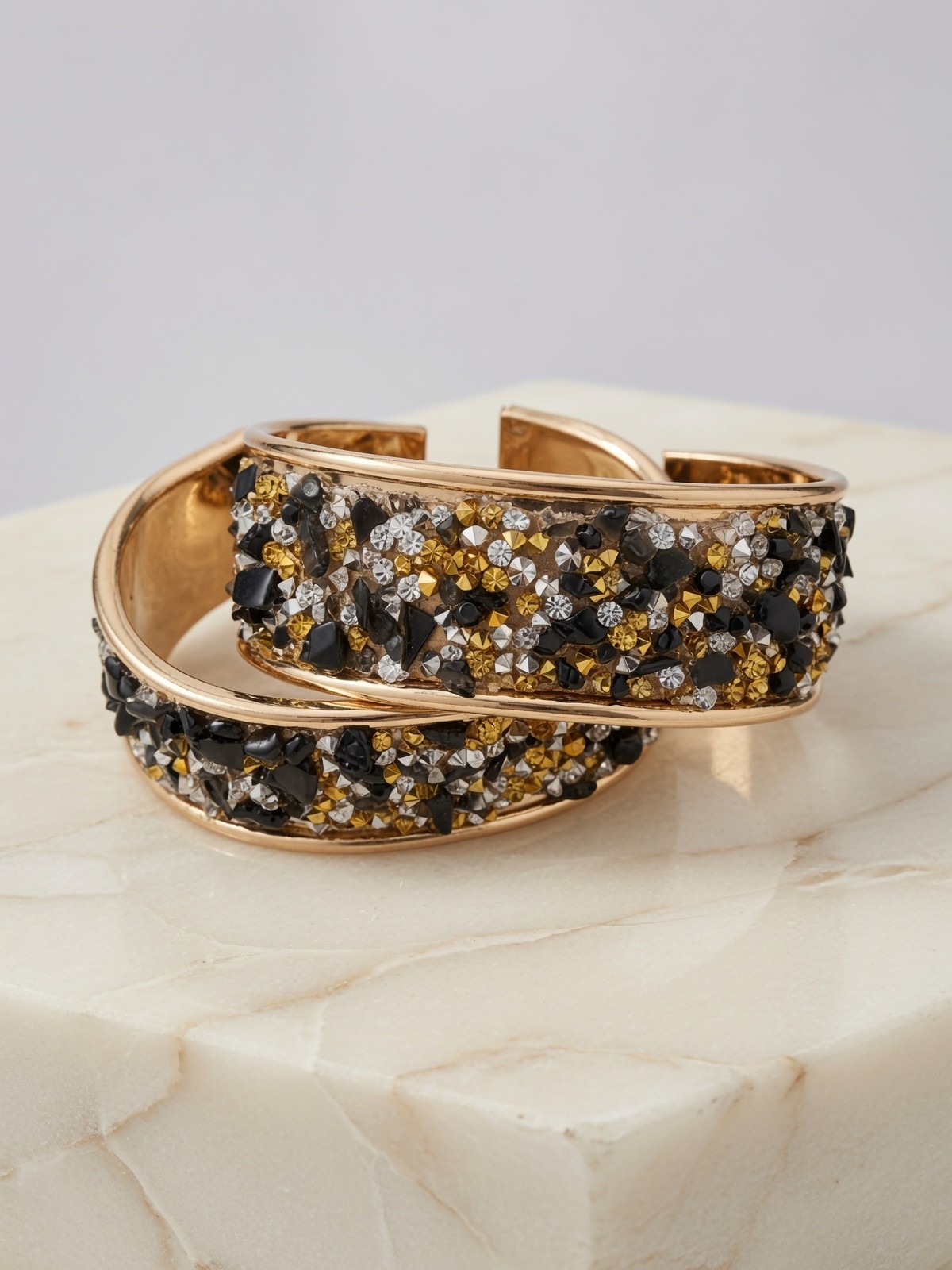 fashion bangle bracelets 9 pair sold together