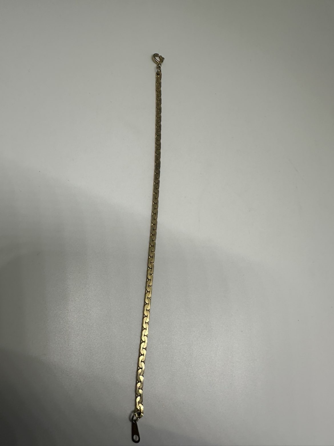 Gold Plated Bracelet 8in