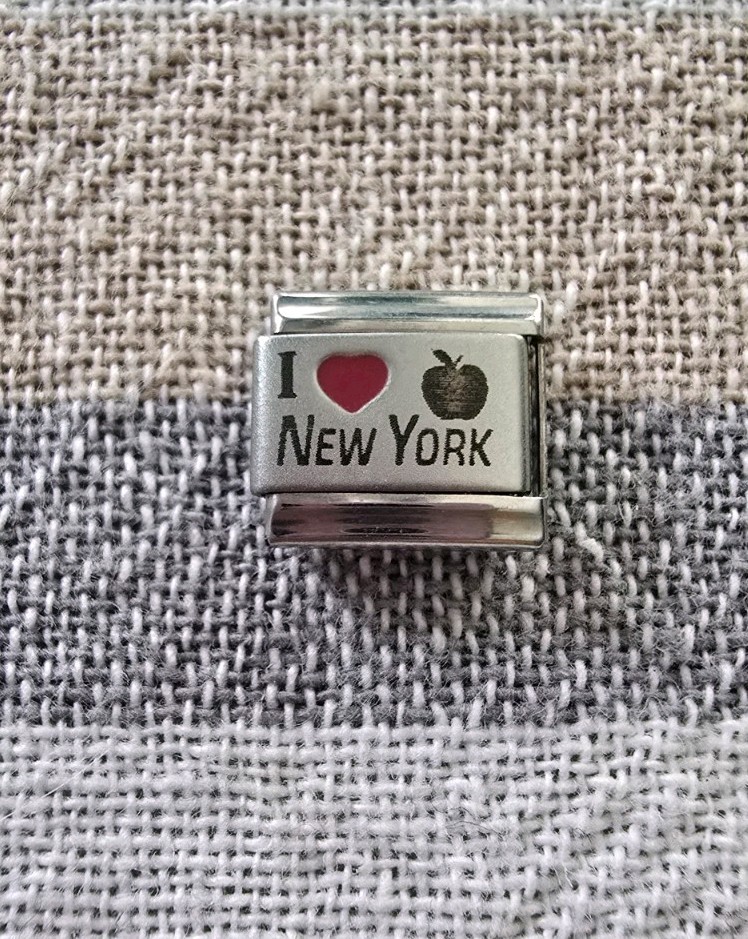 “I Love New York” Italian Modular Charm 9mm FREE SHIPPING!!