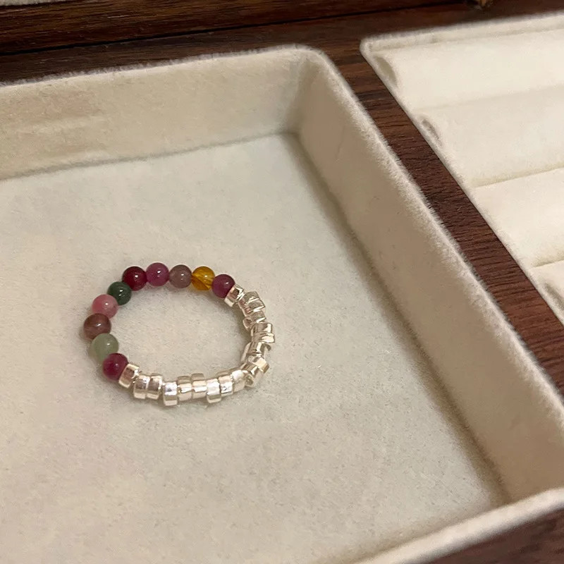 Sterling Silver Ring Open Heart Stackable Wedding Adjustable Unisex Jewelry
