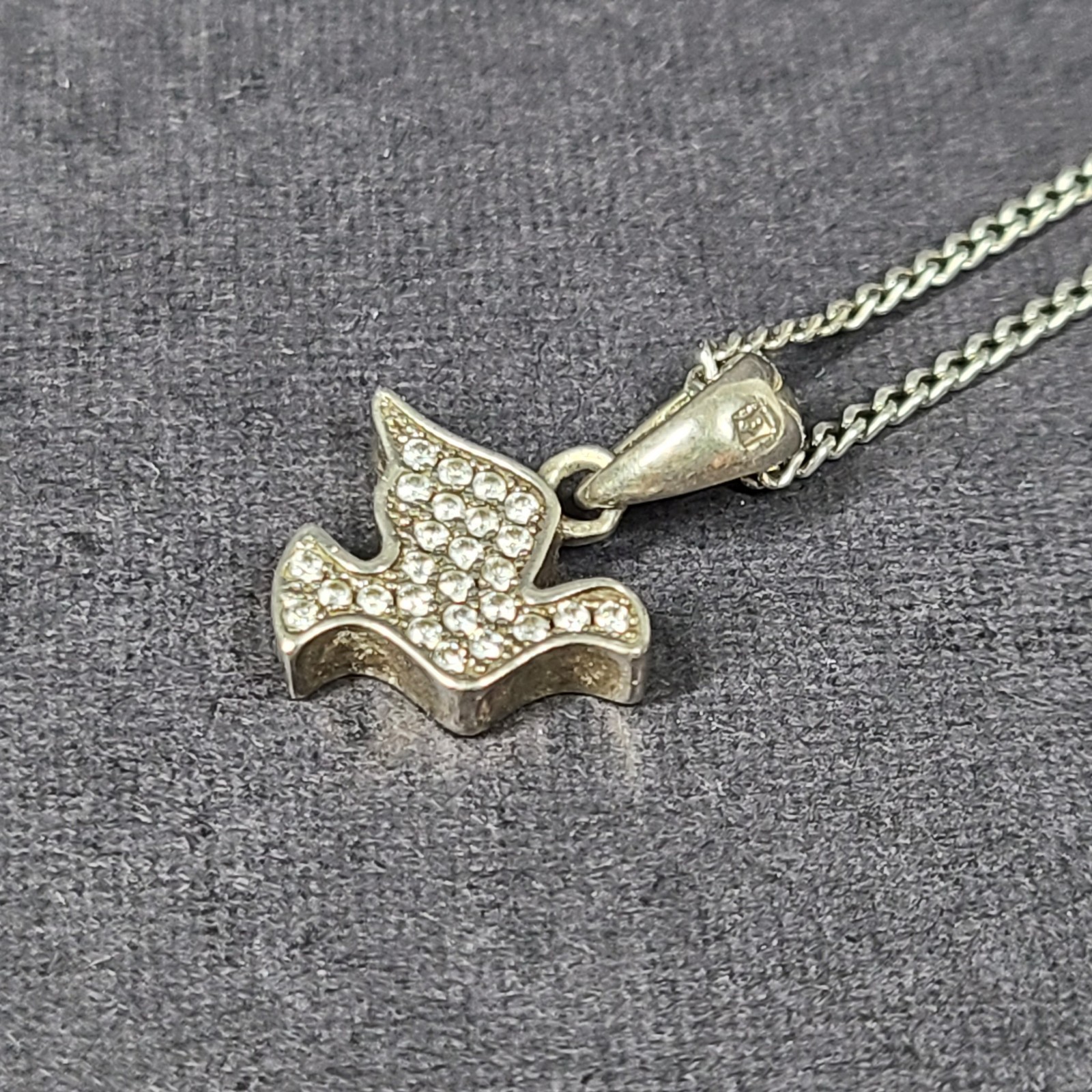 Pandora Symbol of Hope Dove Pendant Necklace 925 Sterling Silver 20″ 791350CZ