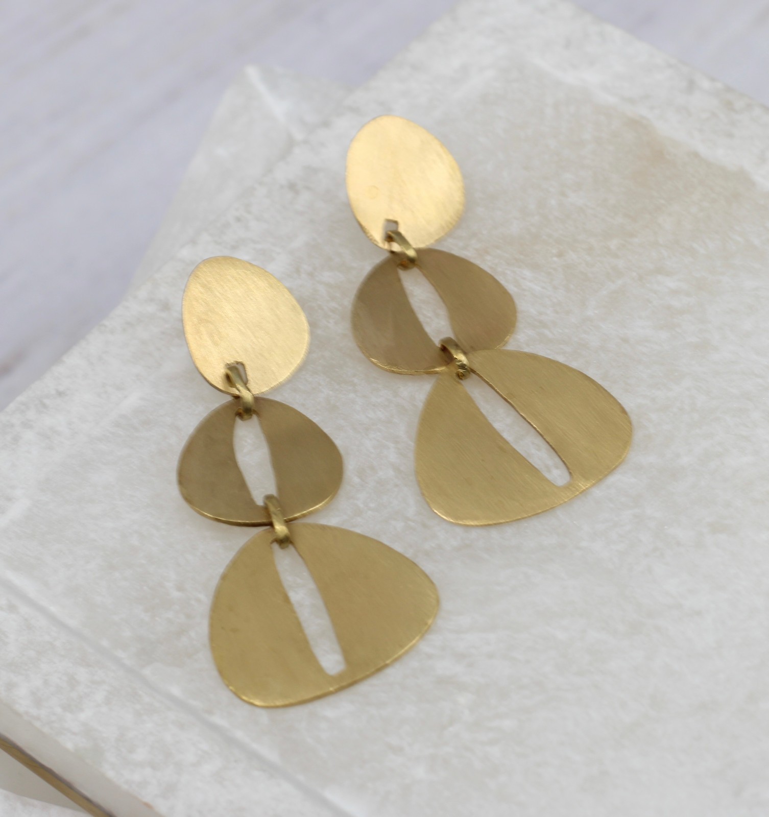 Scalloped Statement Earrings | Aureus + Argent | Banana Republic Overstock $55