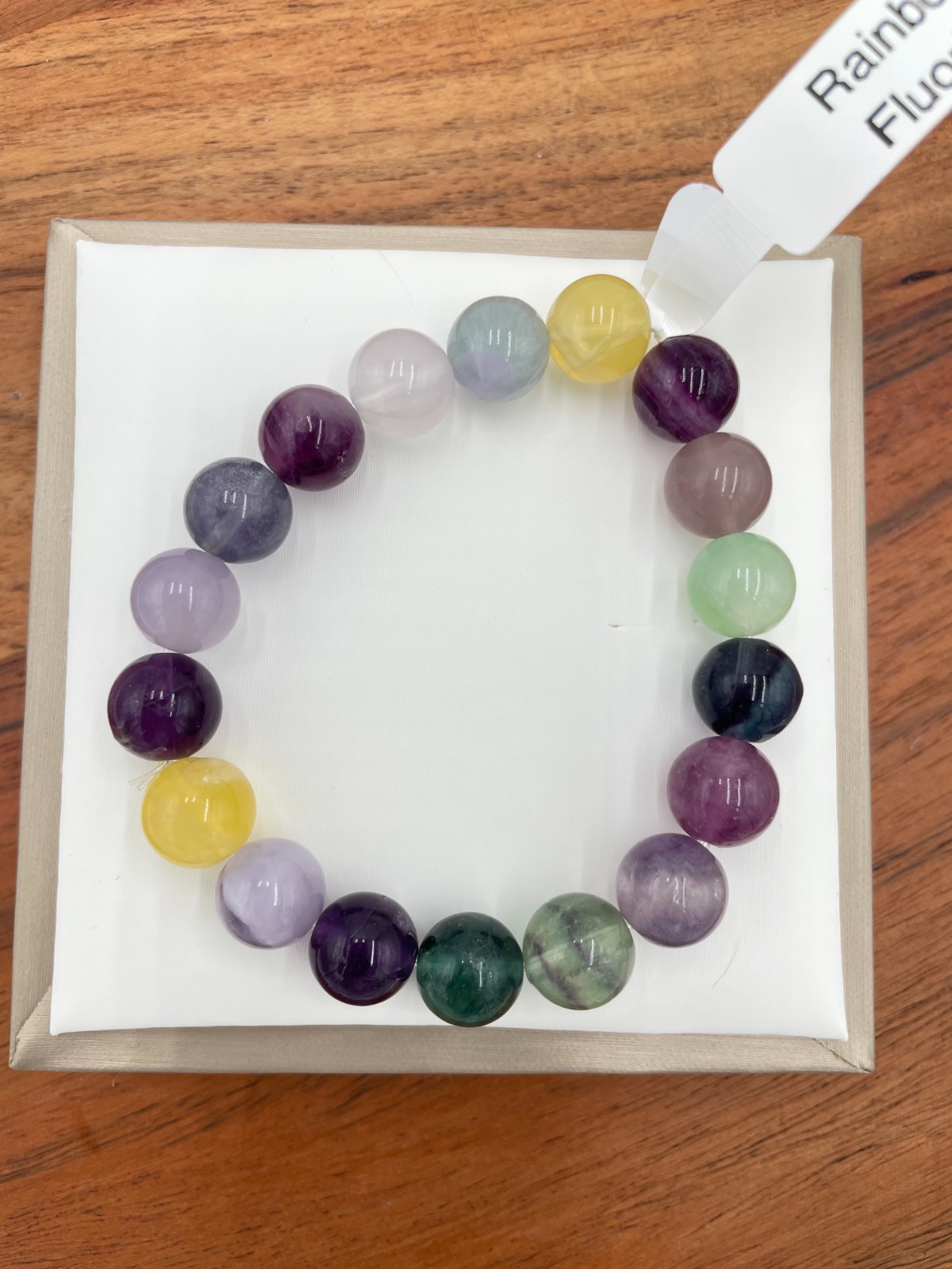 Lot 10 Pcs Mix 6-12mm Natural Crystal Elastic Mixed Shape Bead Bracelet