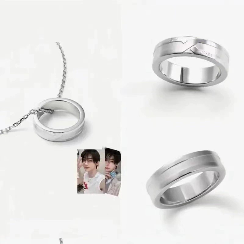 Kpop ENHYPEN Rings & Pendant Necklace