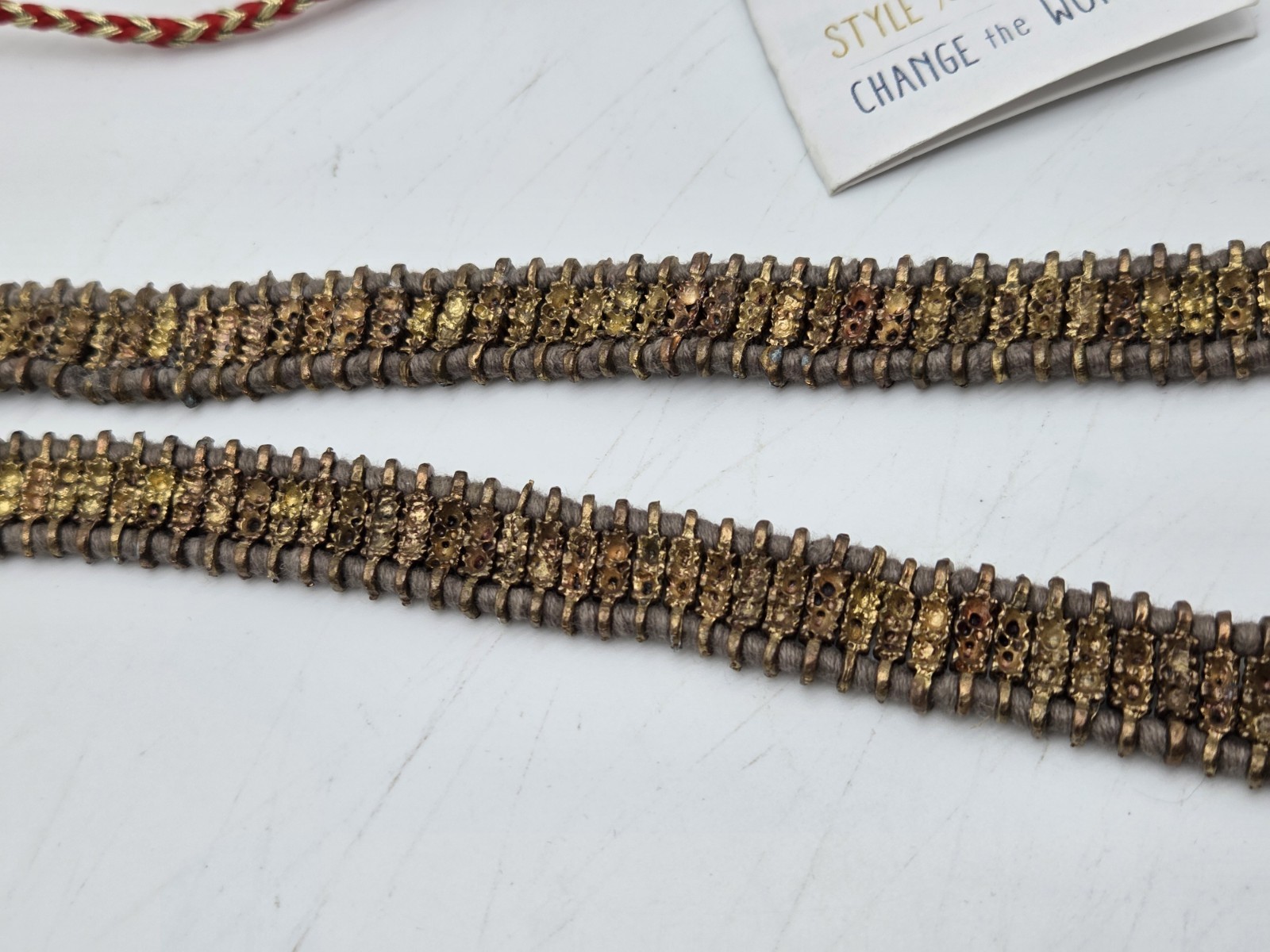 Noonday Collection Beaded Statement Necklace NWT Fair Trade India Adjustable…