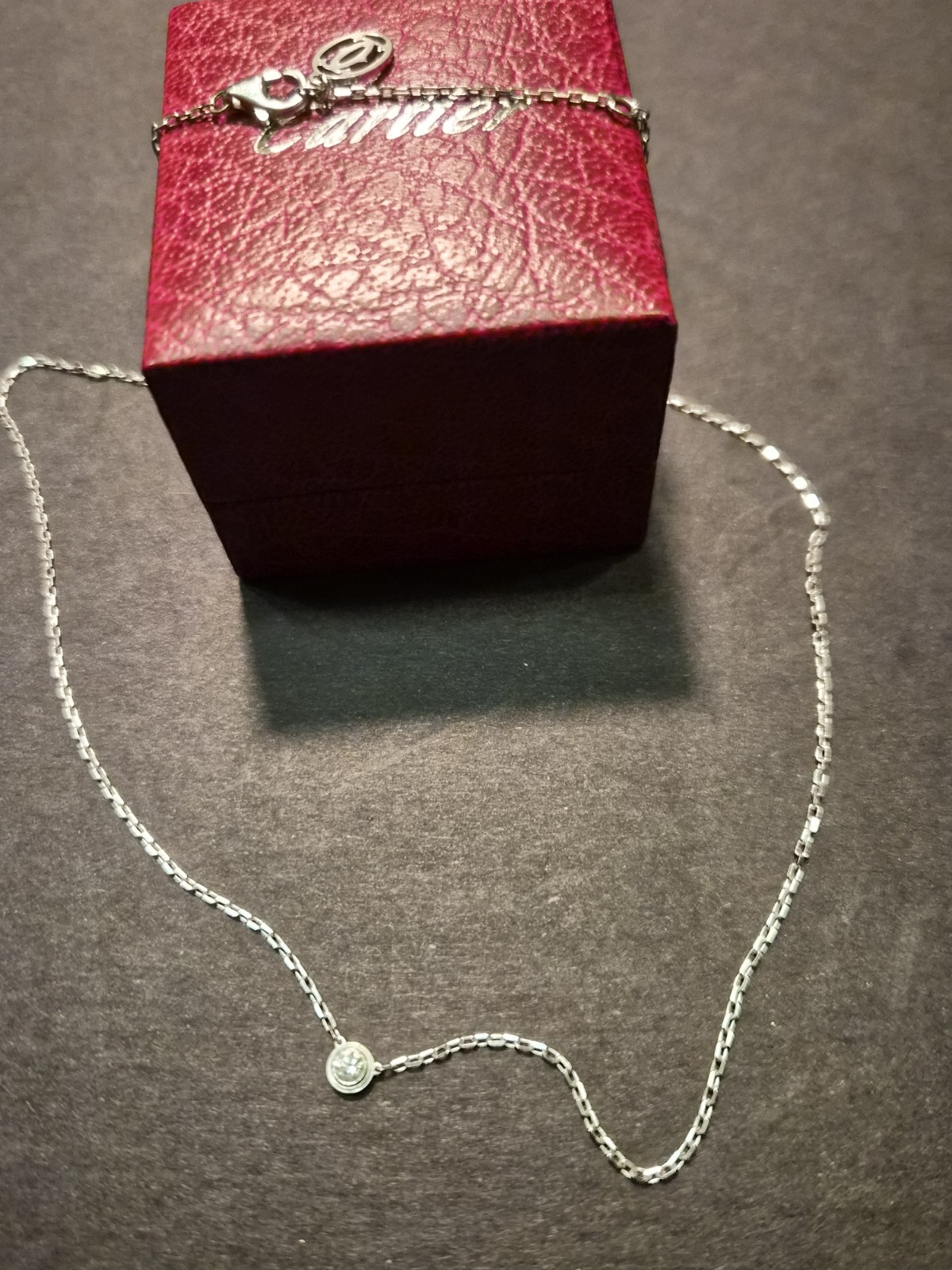 Cartier d’Amour Necklace 18K Diamond Box