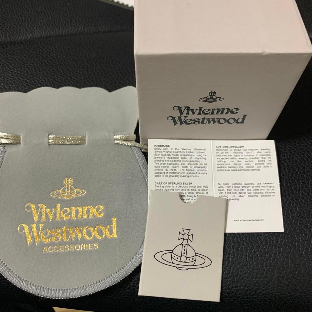 Vivienne Westwood GRAZIELLA Silver Orb Necklace Choker Chain In Box/Drawstring