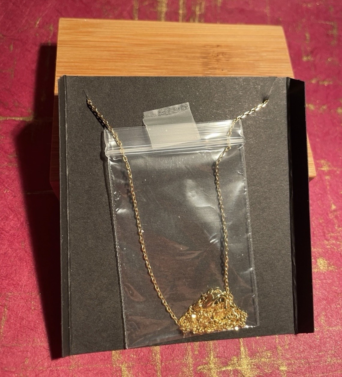 Secret Box Cancer Zodiac CZ Pendant Necklace Gold Plated 16.5″+2″ Adjustable