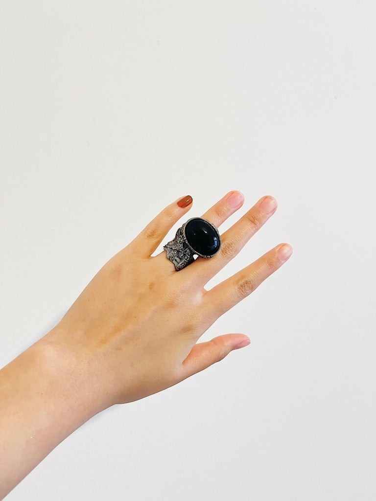 Yves Saint Laurent YSL Arty Ring size 6 Magenta