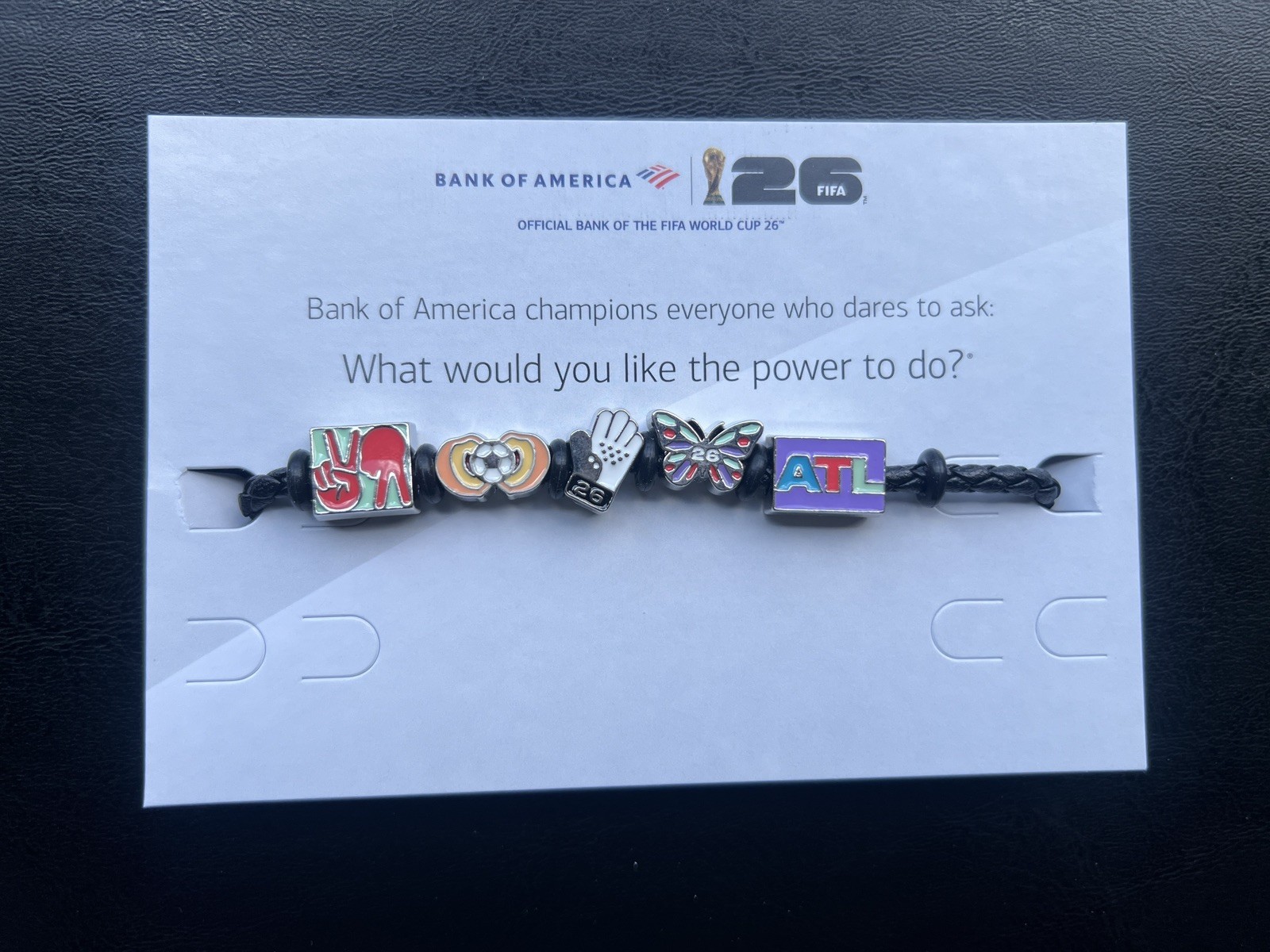 Limited Edition 2026 FIFA World Cup ATLANTA Charm Bracelet (Small or Large)