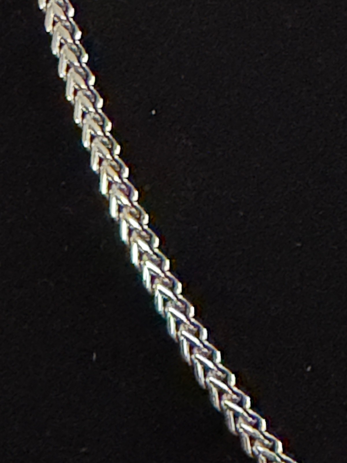 20″ GLD Franco Chain Necklace for Men and Women – White Gold Plated 3MM 16GMS