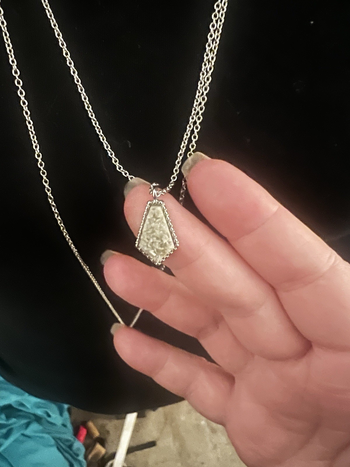 Premier Designs Sliver Lake Necklace Silver Tone