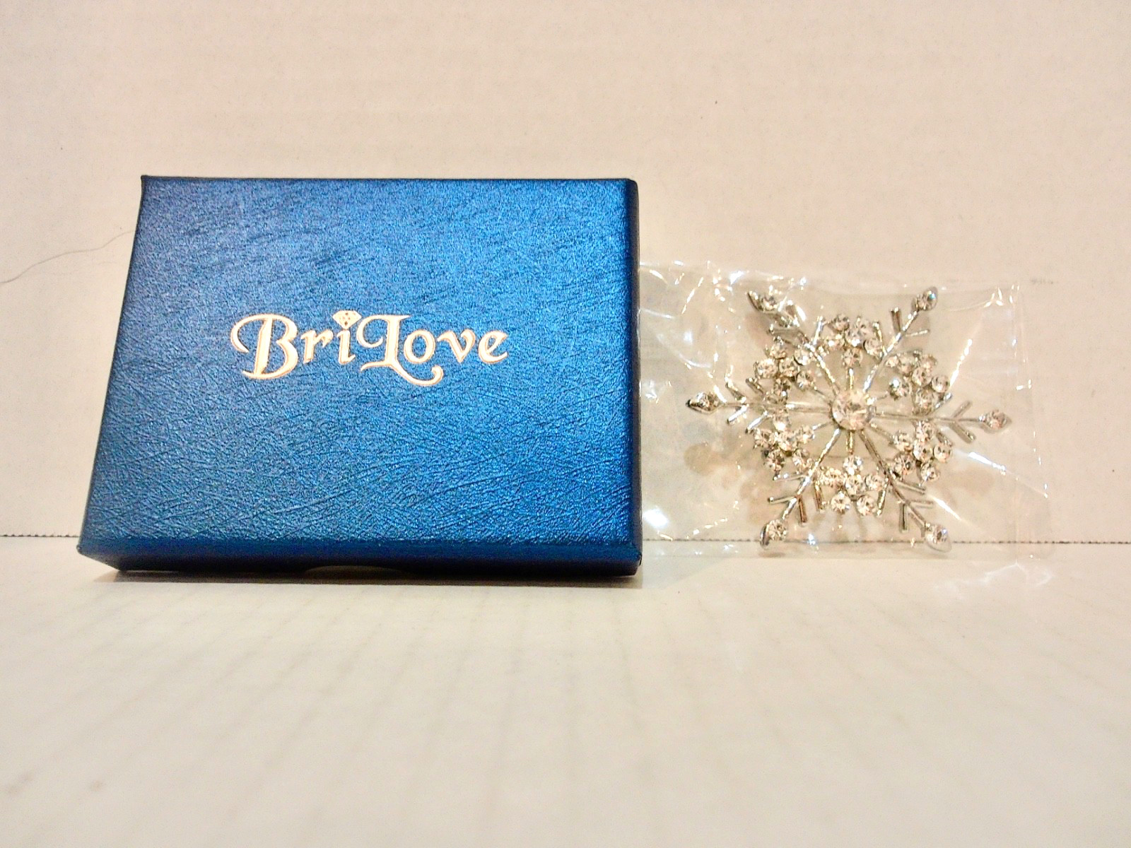 BriLove Austrian Crystal Brooch Pin