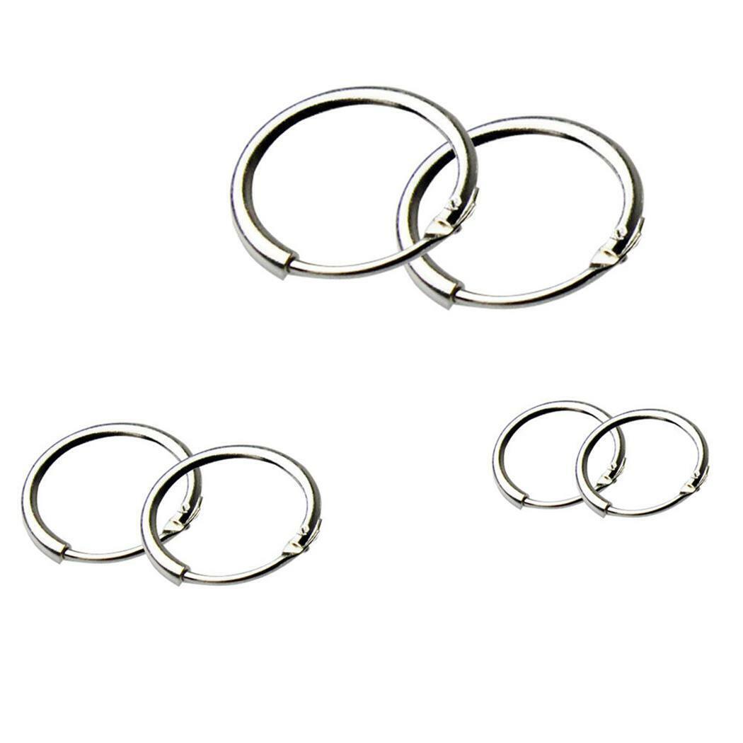 New Round Small Sleeper Hoops Earrings 3 Pairs Earrings Hoop13mm 14mm 15mm Gift-
