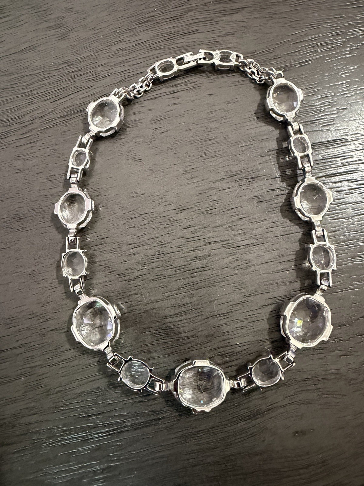 Swarovski Imber Crystal Choker Necklace & Matching Clip-On Drop Earrings Set
