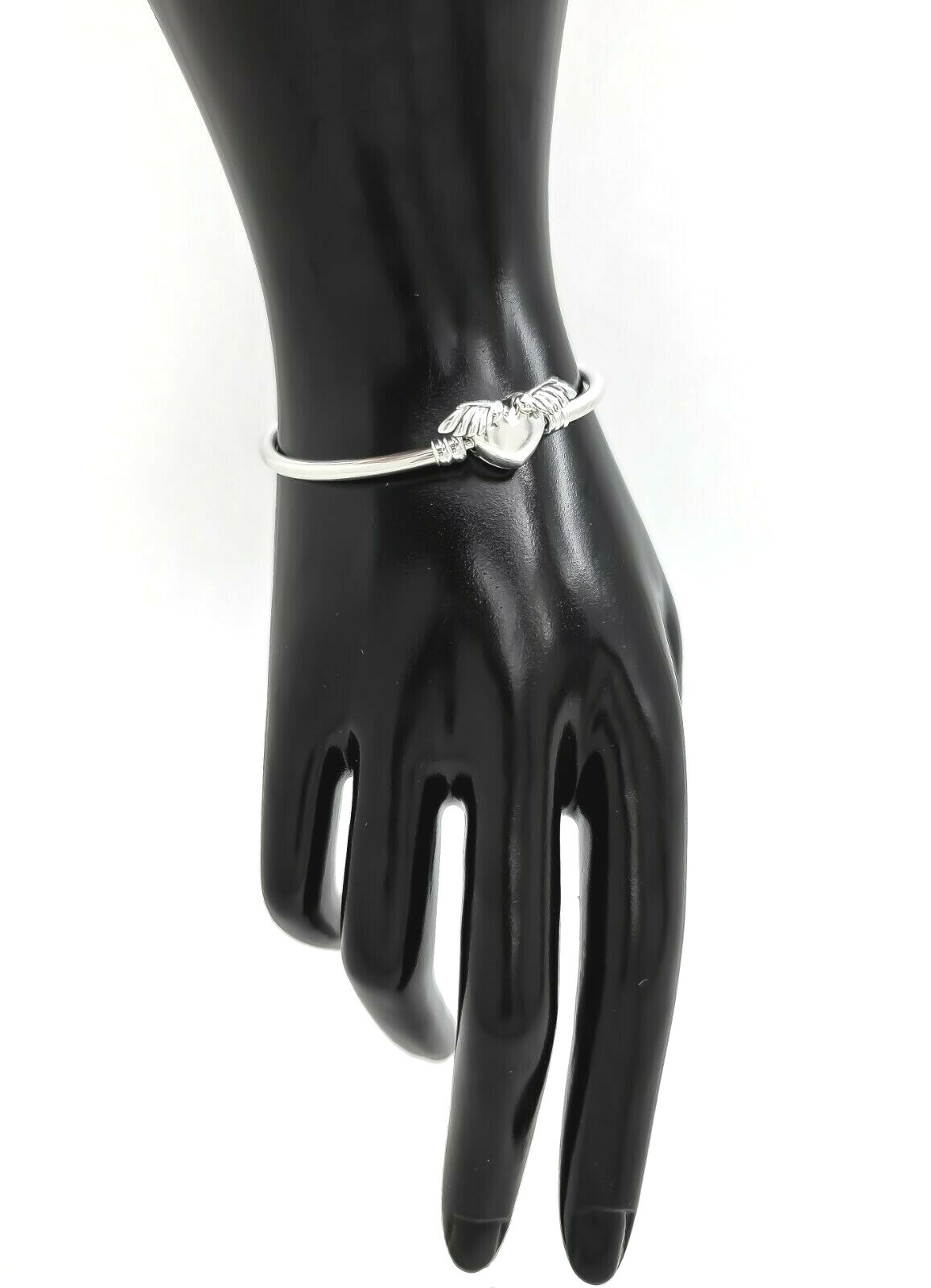 NEW Authentic Pandora 599379C00 Always By Your Side Winged Heart Bangle Bracelet