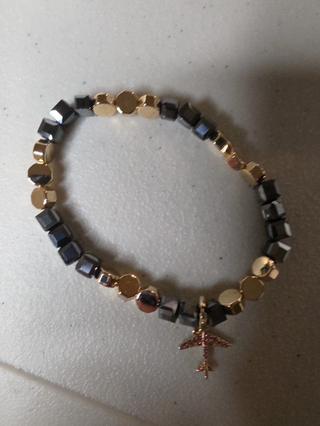 RBP6945 Lets Travel The World Lab Created Sones Gold Plating
