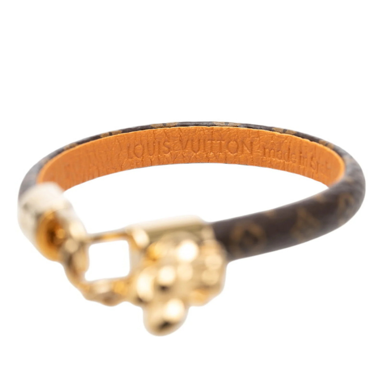 Louis Vuitton Monogram Bracelet Vivienne, Size: 17, M6773, Brown L… GZl1jb3e