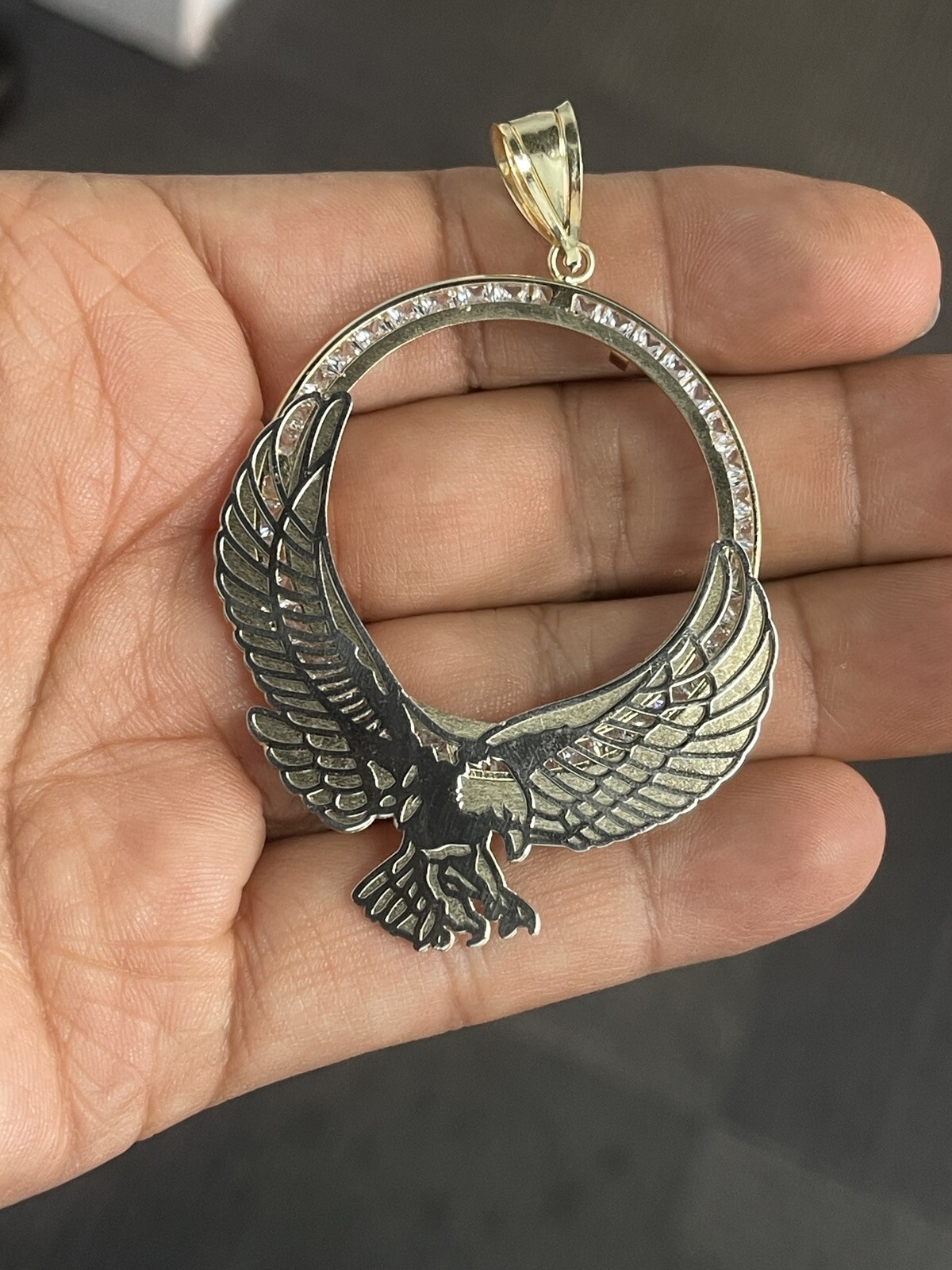10k Yellow Gold 8.2 Grams Bezel Only For 50 Peso Mexican Centanario Coin No Coin