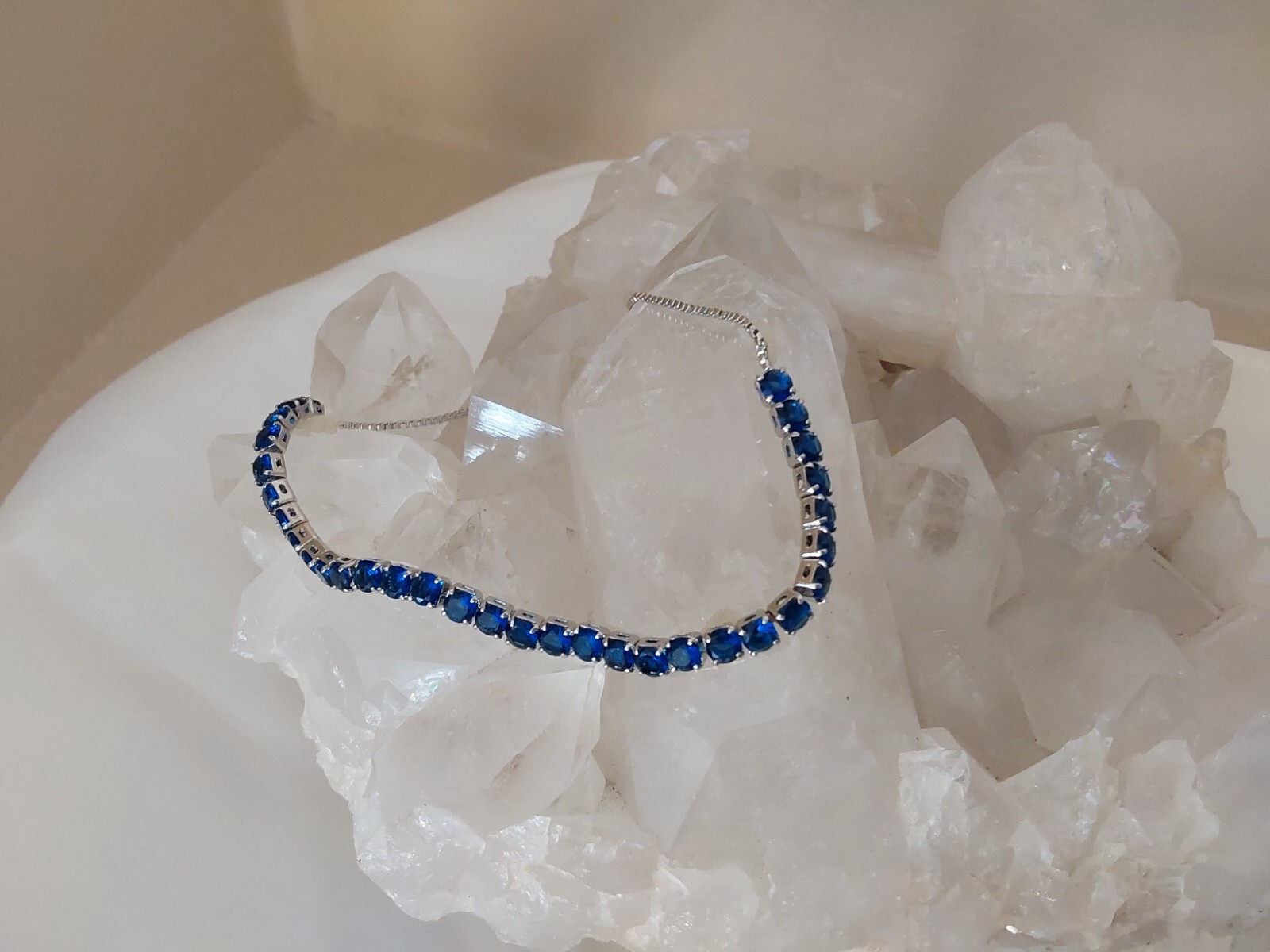 Dark Blue Crystal Bracelet