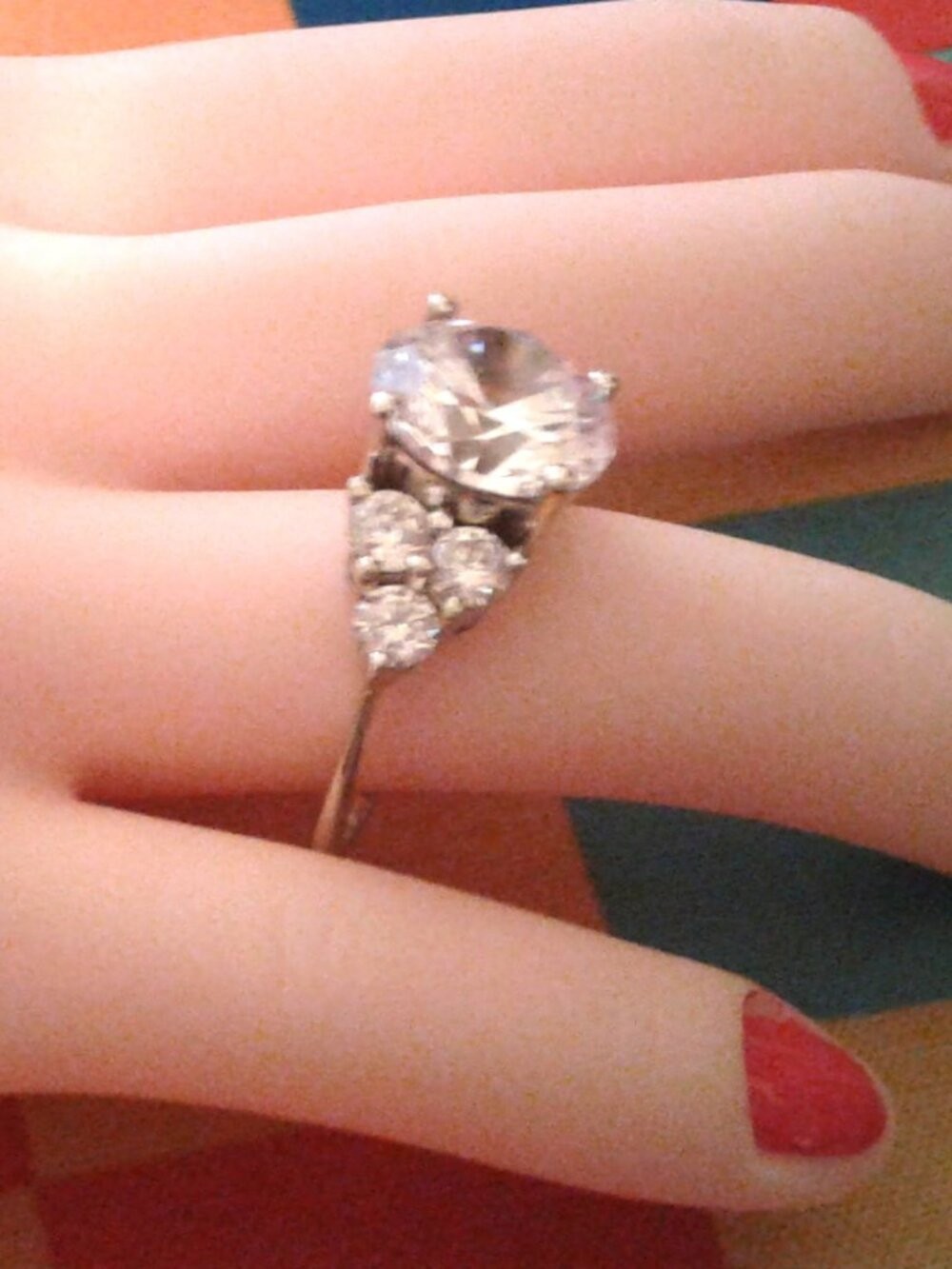 Bella Luce CZ Center Design Cocktail Ring 9.00ctw. Size 10.5 LNC