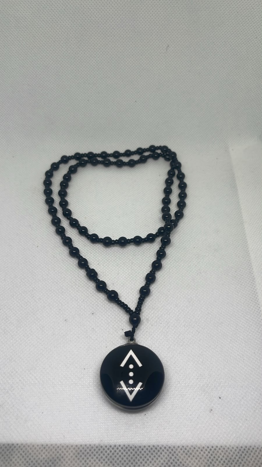 Black Beaded Necklace 36cm Pendant Choker Gothic Jewelry Fashion Gift
