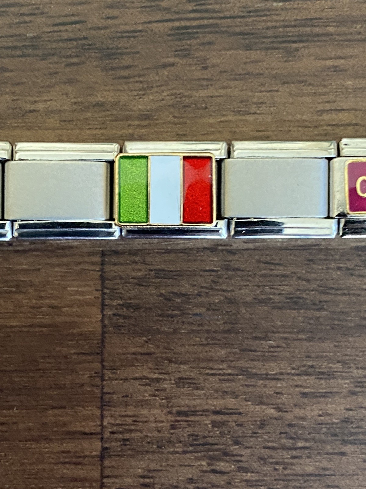19 Charm Italy Bella Ciao Wine *Completed Bracelet * Italian Charm New