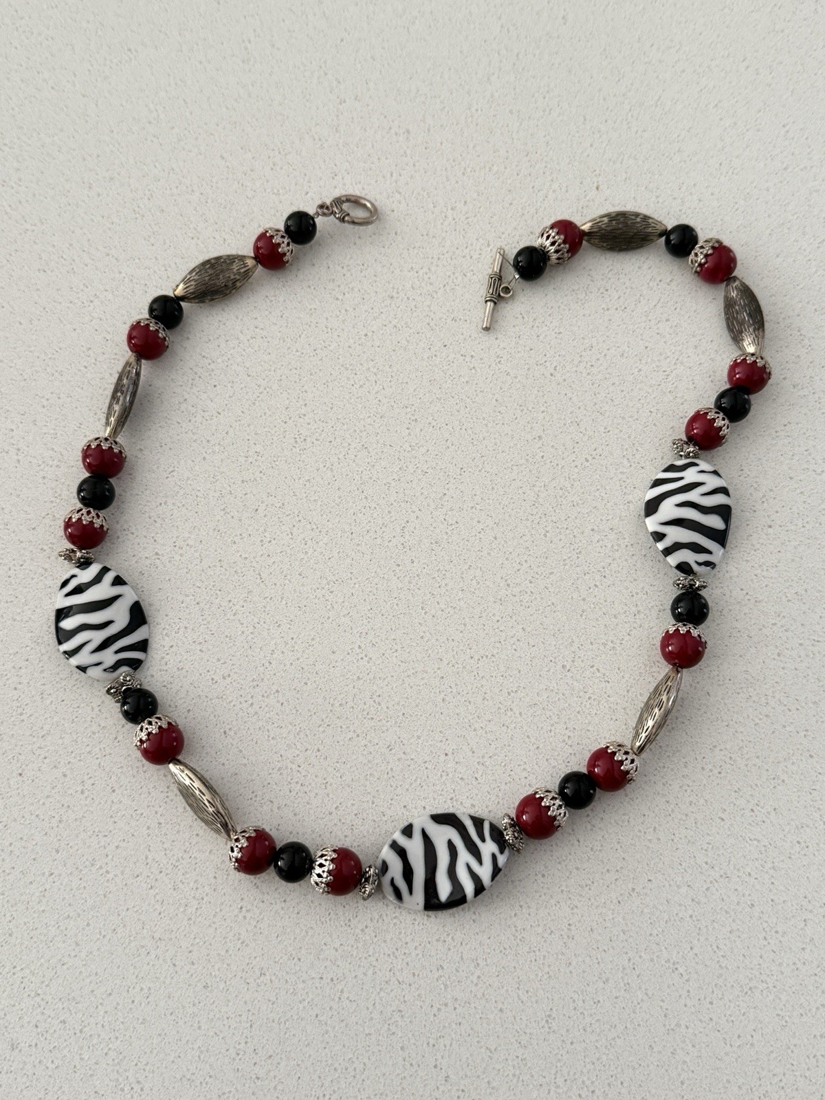 Fun Zebra Necklace