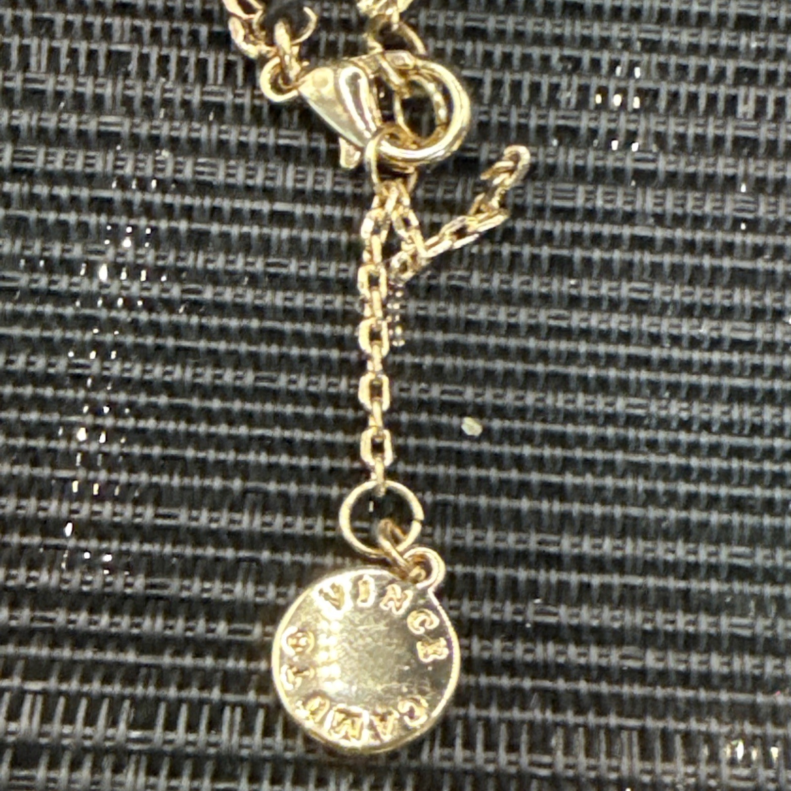 Vince Camuto Cubic Zirconia Tennis Strand Statement Necklace Adjustable 18–20”