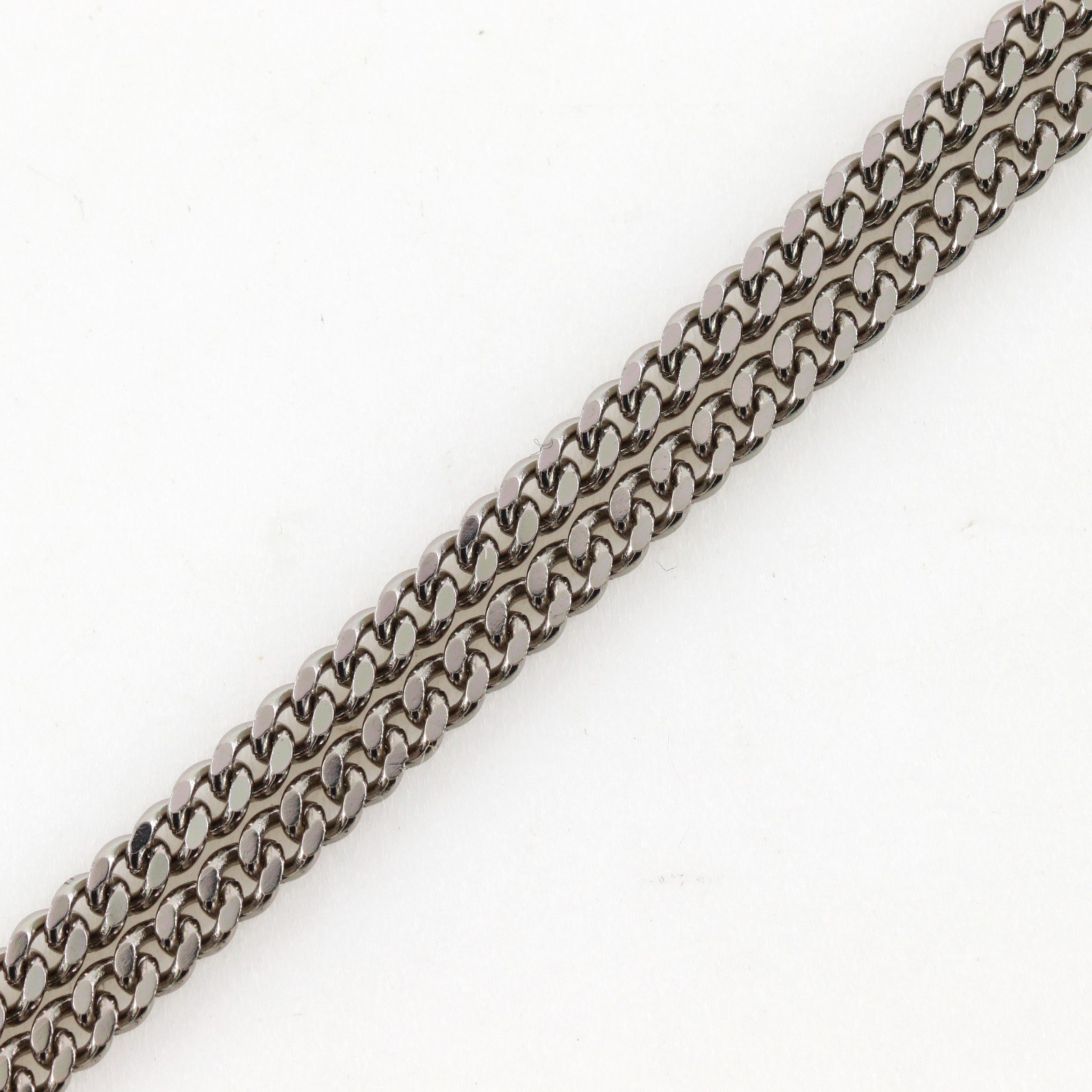 CHANEL COCO Mark ball Necklace Silver metallic/plastic 11.5g Women