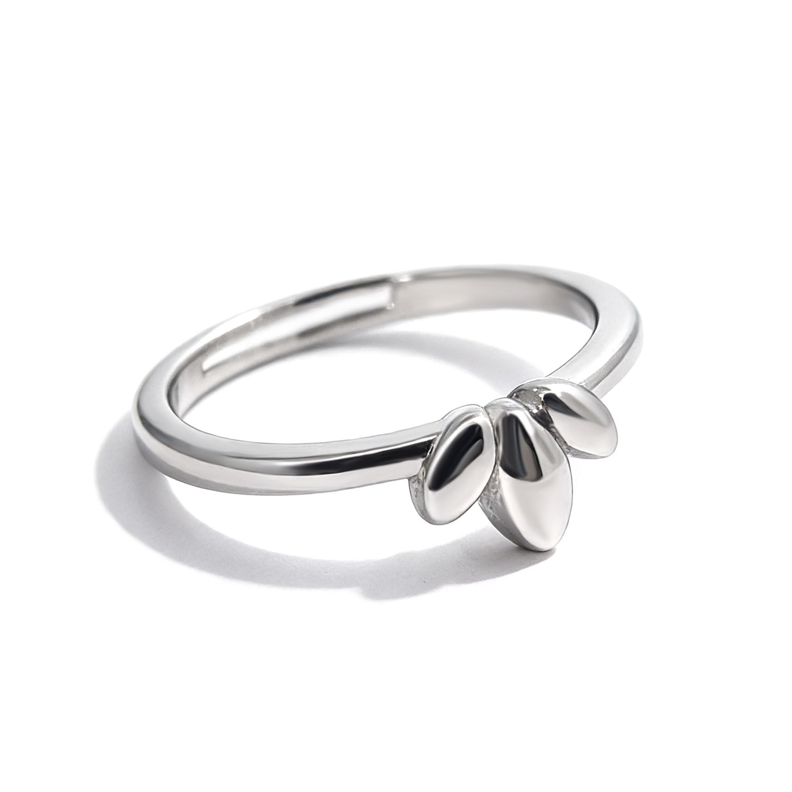 18K Gold Plated Adjustable Petal Band Ring – Trendy Gift for Women, Daily Wear