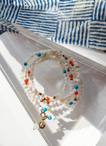 New mixed stone with 925 sterling silver 2 style wear necklace or bracelet