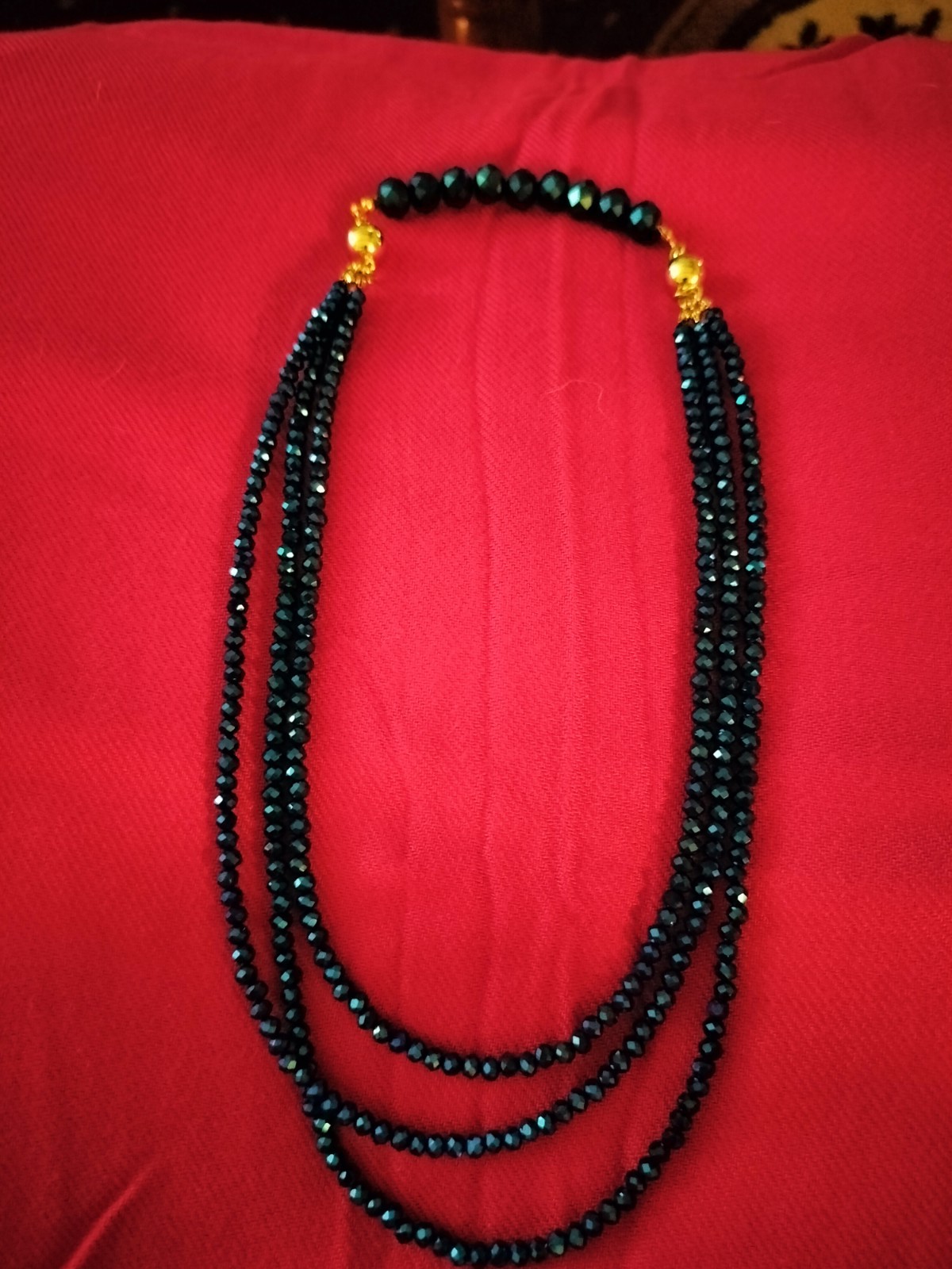 Maria Nicola 10-way Saphire Blue Necklace.