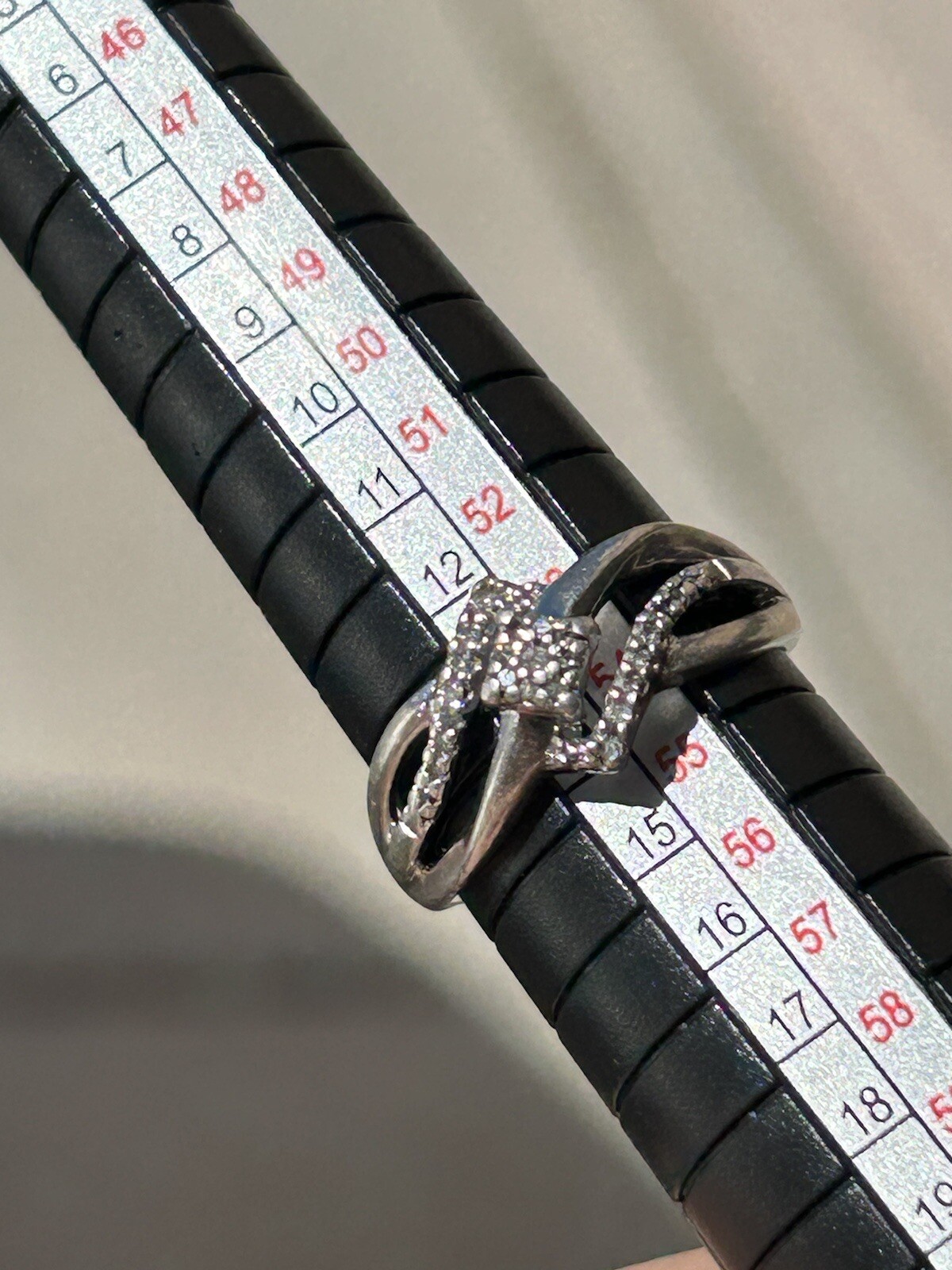 Kay Jewelers Women’s Sterling Silver (925) 1/4ct Size 7 Forever Diamond Ring