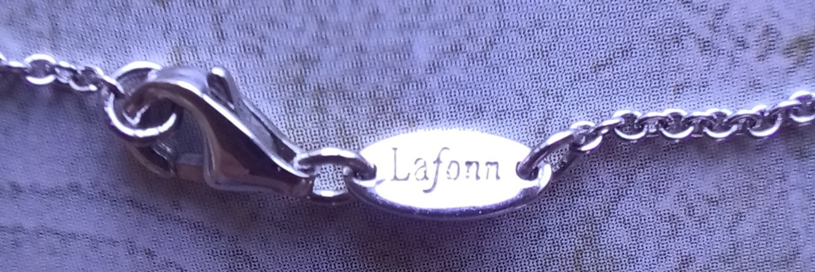 Lafonn Platinum Bonded Pave Baby Feet Pendant Necklace Sterling Silver New Mom