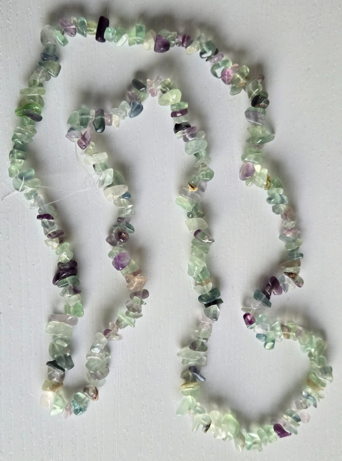 Lot of 5 assorted natural semi-precious gemstone necklaces at least 30 in long