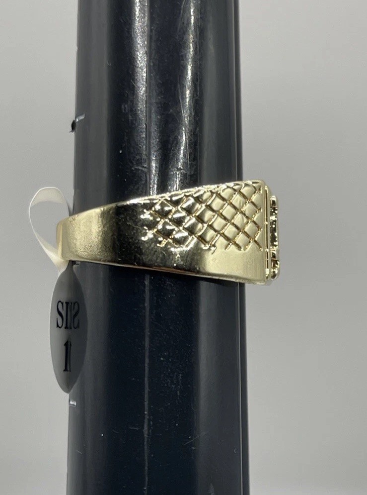 14k Gold Plated Dodgers Los Angeles City Louisiana State LA Ring Size 10.75