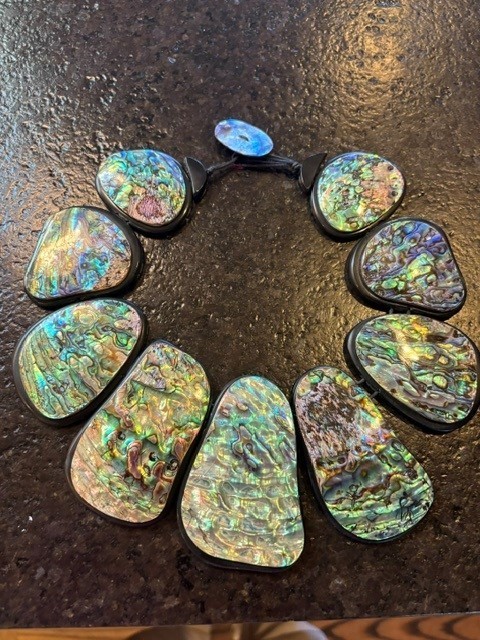 Abalone Shell Briolette necklace